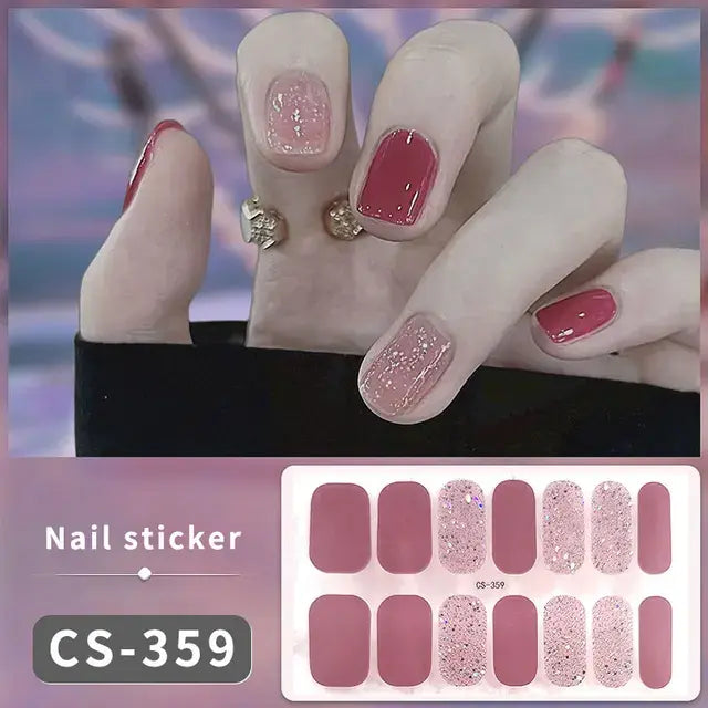 DIY Gel Nail Stickers