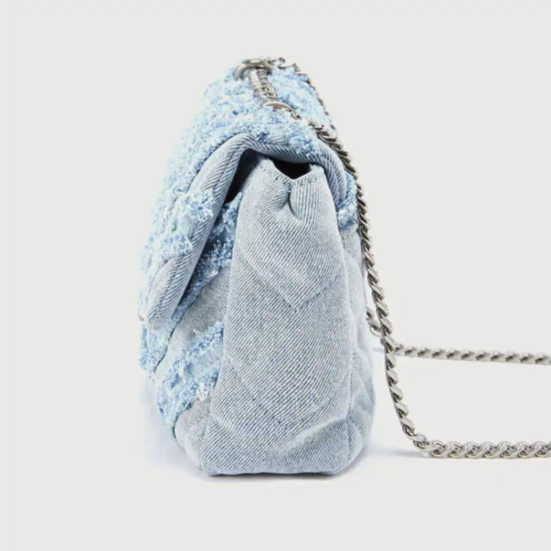 Denim Chain Bag