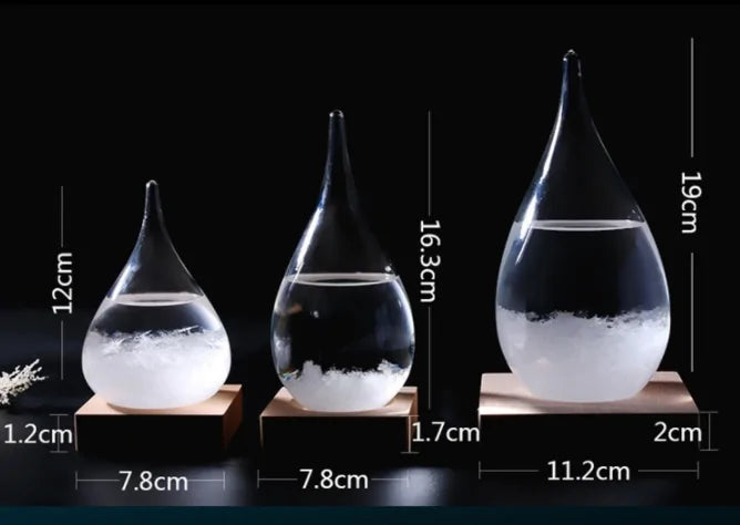 Droplet Storm Glass Bottle