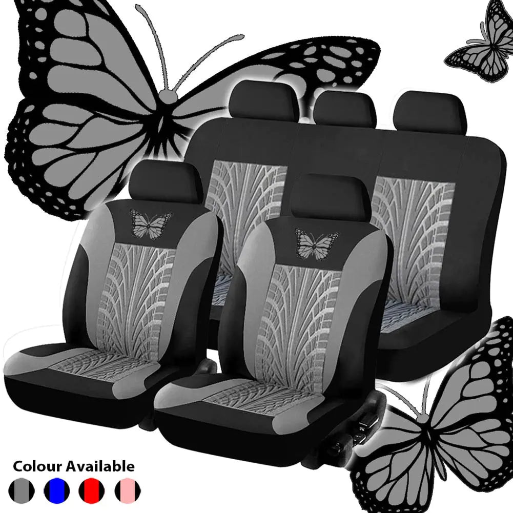 Car Seat Cover Set Butterfly